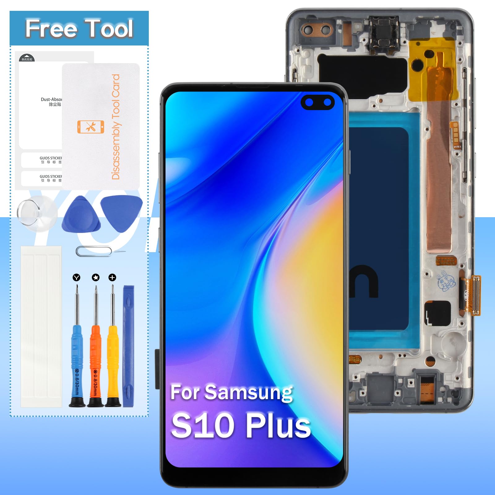 Amazon.com: Screen Replacement for Samsung Galaxy S10 Plus G975f